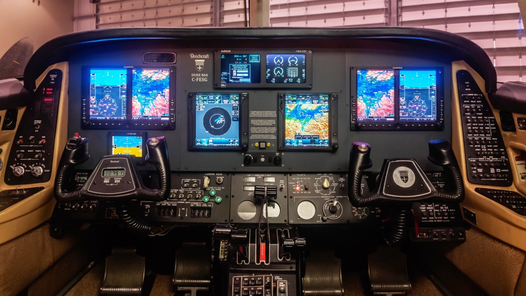 As promised last week, here’s a good look at the completed avionics panel all lit up.