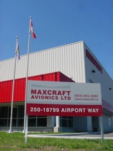 hangar with sign